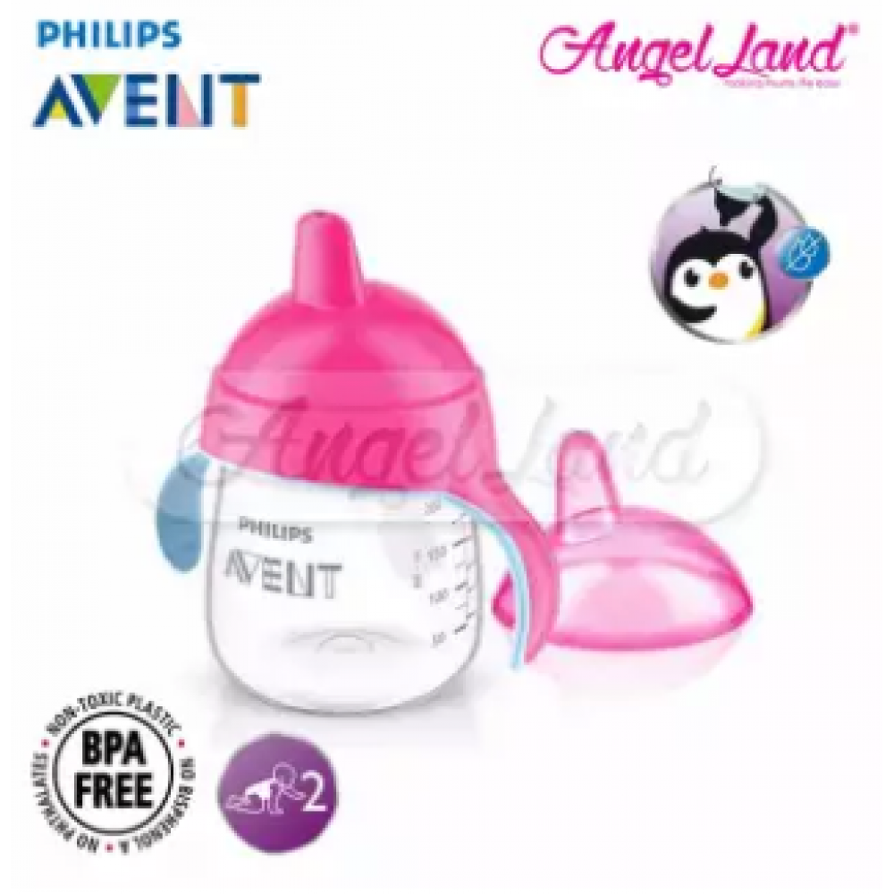 Philips Avent Premium Spout Cup 9oz -Mix Color SCF753/02 Pink Fisher Philips Avent Premium Spout Cup 9oz -Mix Color SCF753/02 Pink Fisher