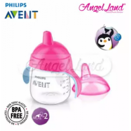 image of Philips Avent Premium Spout Cup 9oz -Mix Color SCF753/02 Pink Fisher