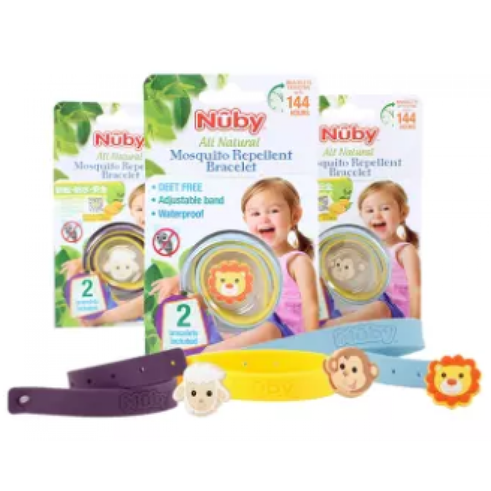 Nuby Mosquito Repellent Bracelet - 2pcs (Random) Nuby Mosquito Repellent Bracelet - 2pcs (Random)