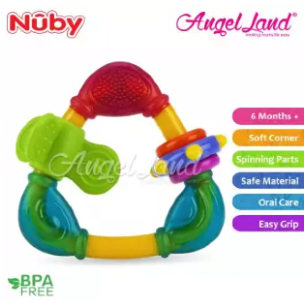 Nuby Triangle Teether With TPE (1 pcs)-NB664 Nuby Triangle Teether With TPE (1 pcs)-NB664