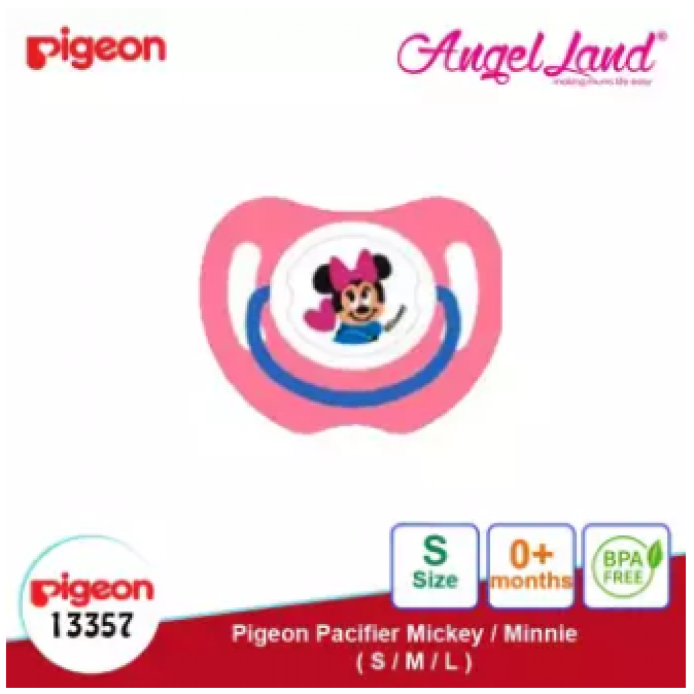 Pigeon Disney Pacifier Mickey/Minnie - S (0 month+) Minnie 13357 Pigeon Disney Pacifier Mickey/Minnie - S (0 month+) Minnie 13357