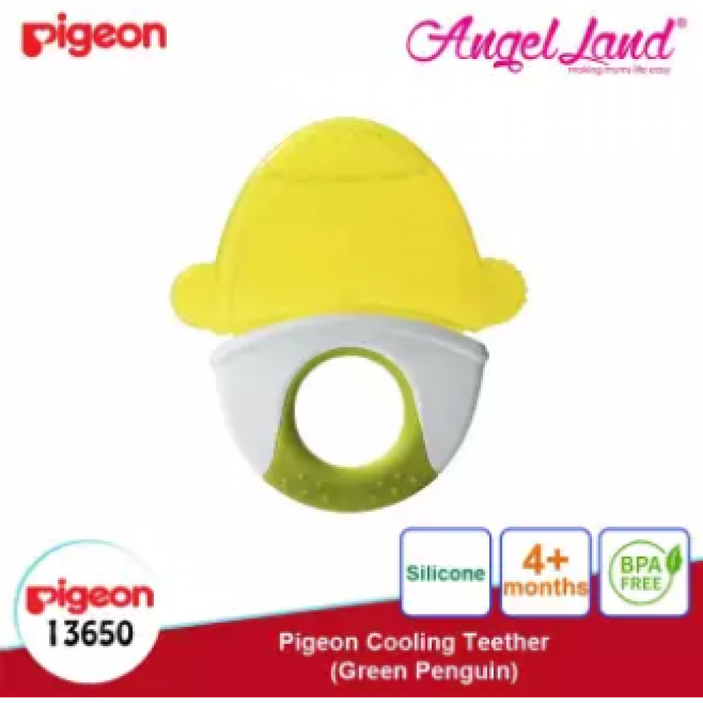 Pigeon Cooling Teether (4 months+) - Green Penguin (13650) Pigeon Cooling Teether (4 months+) - Green Penguin (13650)