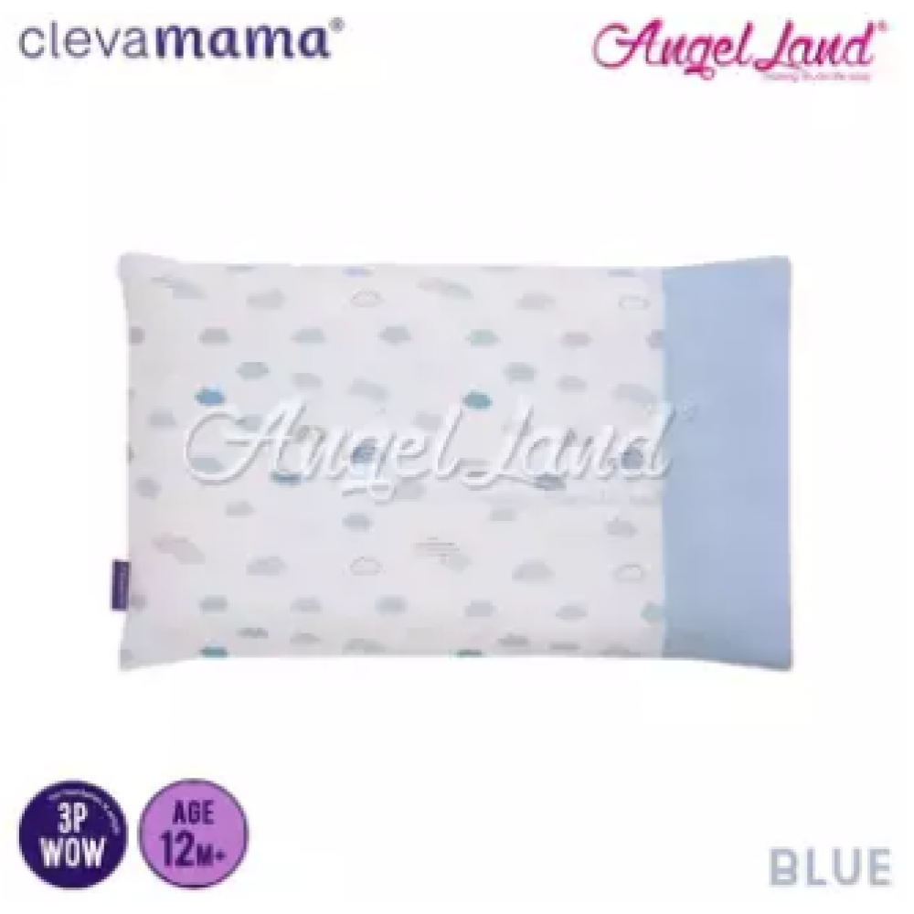 Clevamama Replacement Toddler Pillow Cover - Blue - CLE3307 Clevamama Replacement Toddler Pillow Cover - Blue - CLE3307