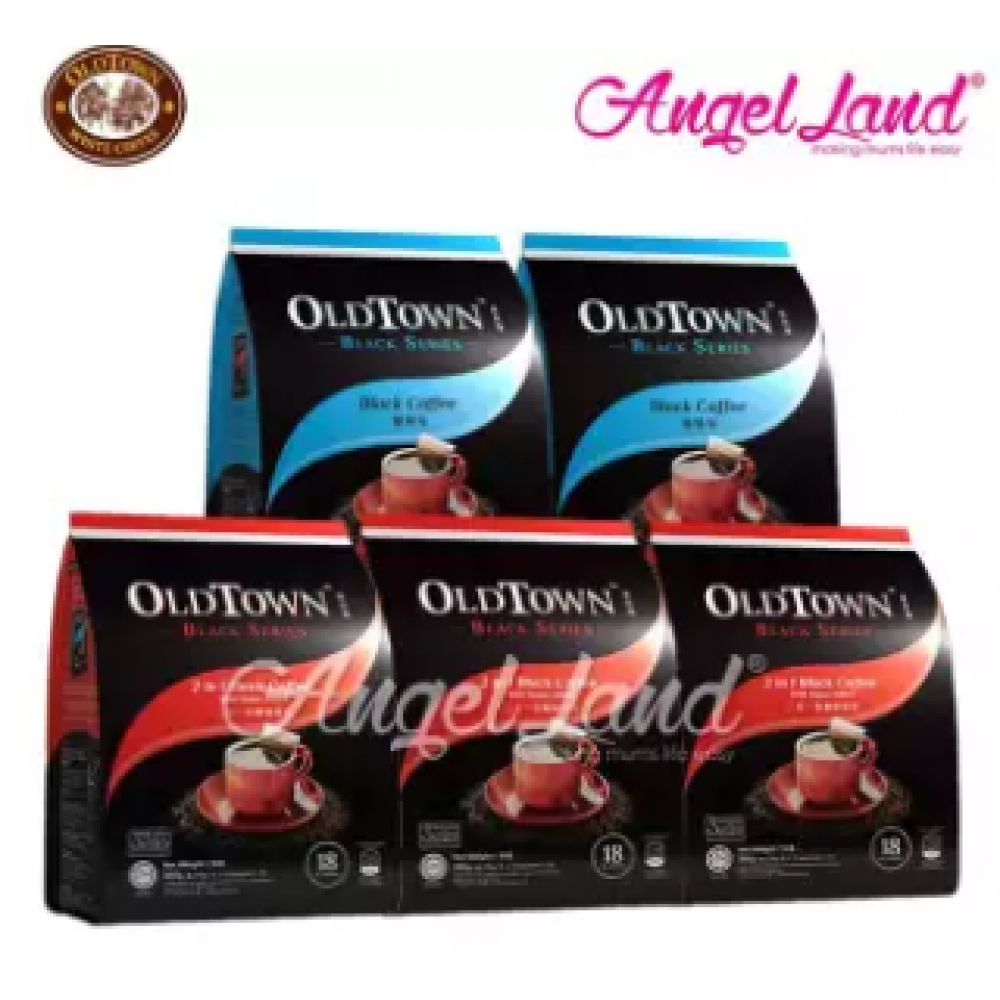 OLDTOWN Black Series Black Coffee (2packs) + OLDTOWN Black Series 2 in 1 Black Coffee with Sugar Added (3 packs) OLDTOWN Black Series Black Coffee (2packs) + OLDTOWN Black Series 2 in 1 Black Coffee with Sugar Added (3 packs)