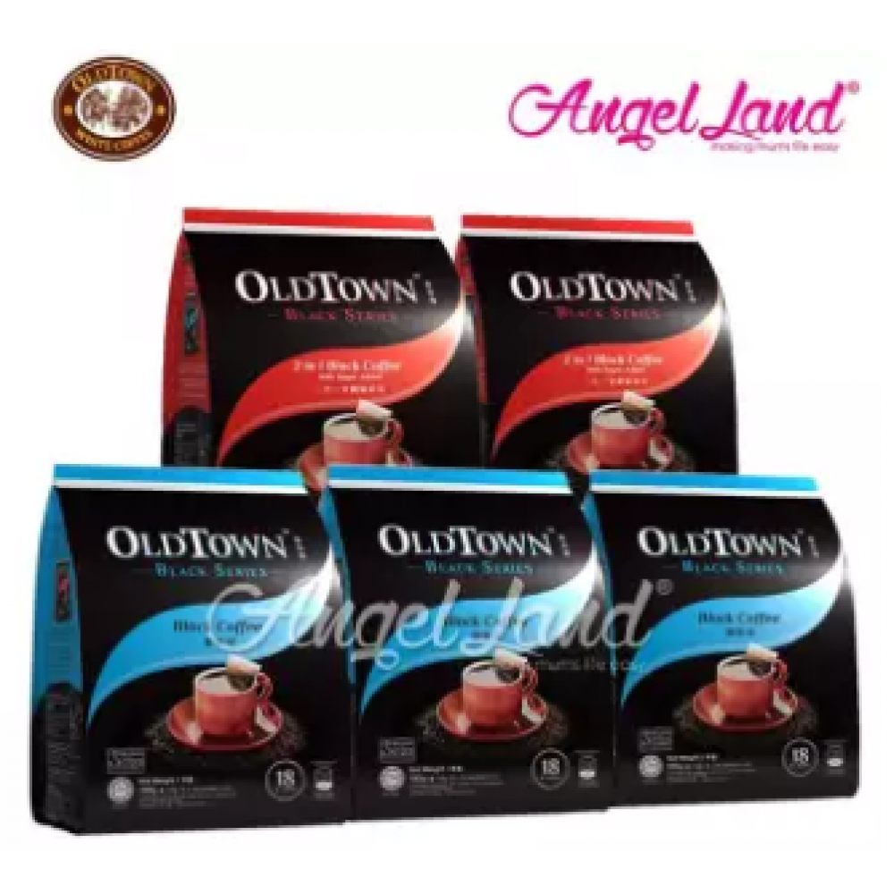 OLDTOWN Black Series Black Coffee (3packs) + OLDTOWN Black Series 2 in 1 Black Coffee with Sugar Added (2 packs) OLDTOWN Black Series Black Coffee (3packs) + OLDTOWN Black Series 2 in 1 Black Coffee with Sugar Added (2 packs)