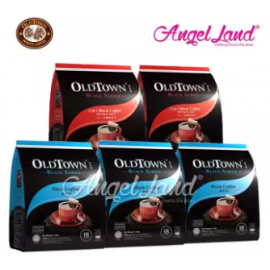 image of OLDTOWN Black Series Black Coffee (3packs) + OLDTOWN Black Series 2 in 1 Black Coffee with Sugar Added (2 packs)