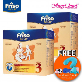 image of Friso Gold Young Explorer Step 3 Milk Powder (1+years) 400gx3 (2 packs) Free Pillow Random x 1
