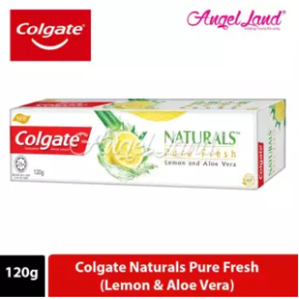 Colgate Naturals Pure Fresh (Lemon & Aloe Vera) Toothpaste 120g Colgate Naturals Pure Fresh (Lemon & Aloe Vera) Toothpaste 120g