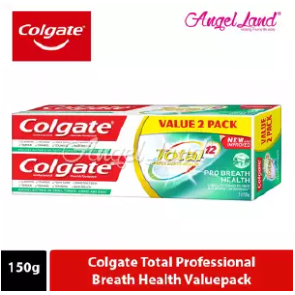 Colgate Total Professional Breath Health Toothpaste Valuepack 150g x 2 Colgate Total Professional Breath Health Toothpaste Valuepack 150g x 2