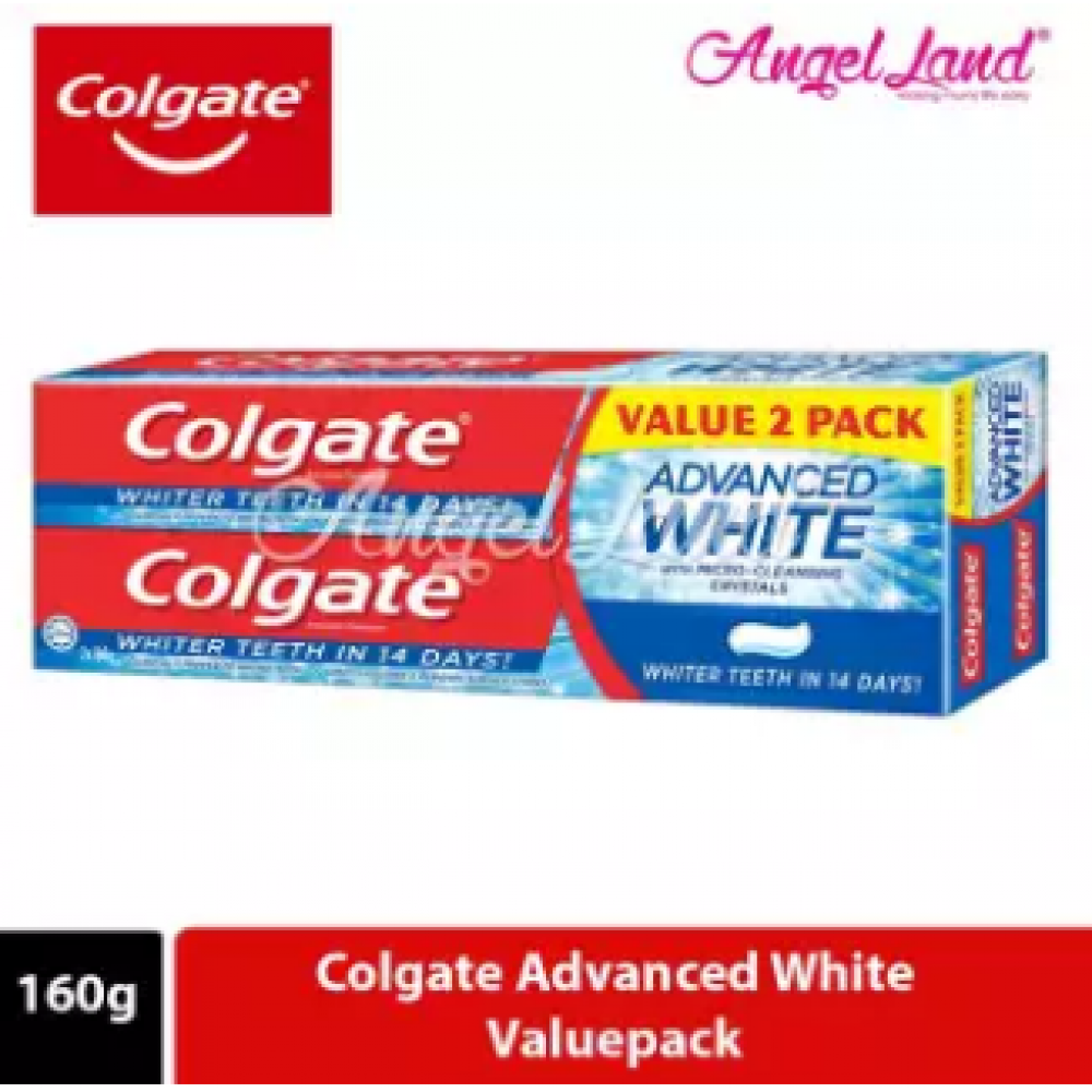 Colgate Advanced White Whitening Toothpaste Valuepack 160g x 2 Colgate Advanced White Whitening Toothpaste Valuepack 160g x 2
