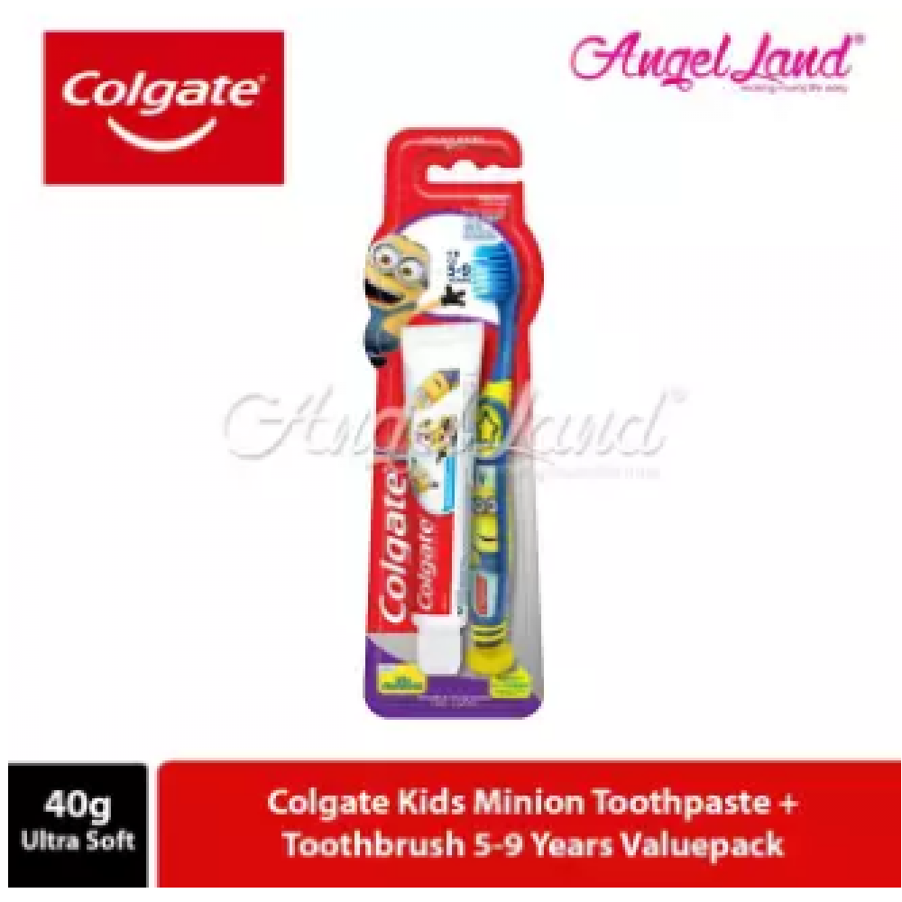 Colgate Kids Minion Toothpaste 40g + Toothbrush 5-9 Years Valuepack Colgate Kids Minion Toothpaste 40g + Toothbrush 5-9 Years Valuepack