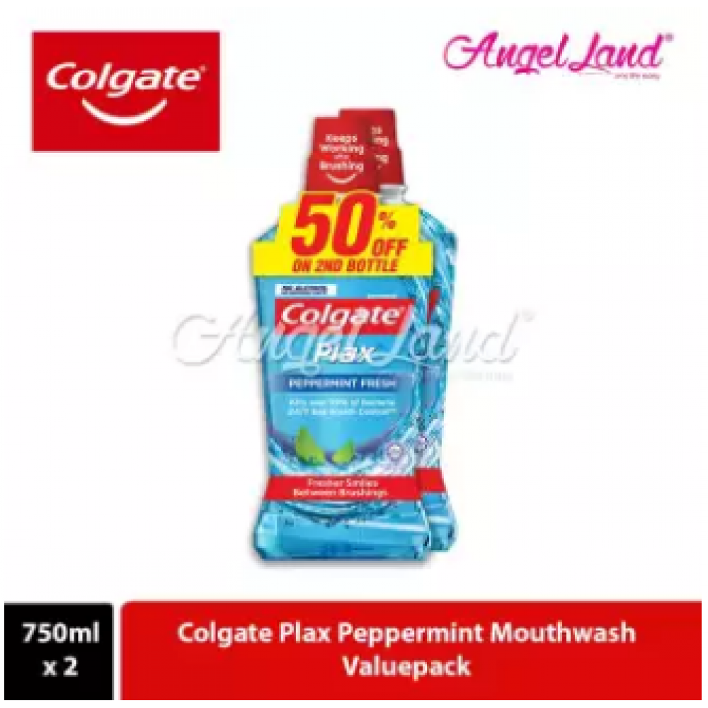 Colgate Plax Peppermint Mouthwash - 1500ml Colgate Plax Peppermint Mouthwash - 1500ml