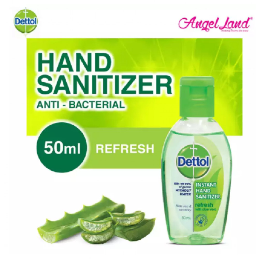 Dettol Hand Sanitiser Refresh 50ML - 0165288 Dettol Hand Sanitiser Refresh 50ML - 0165288