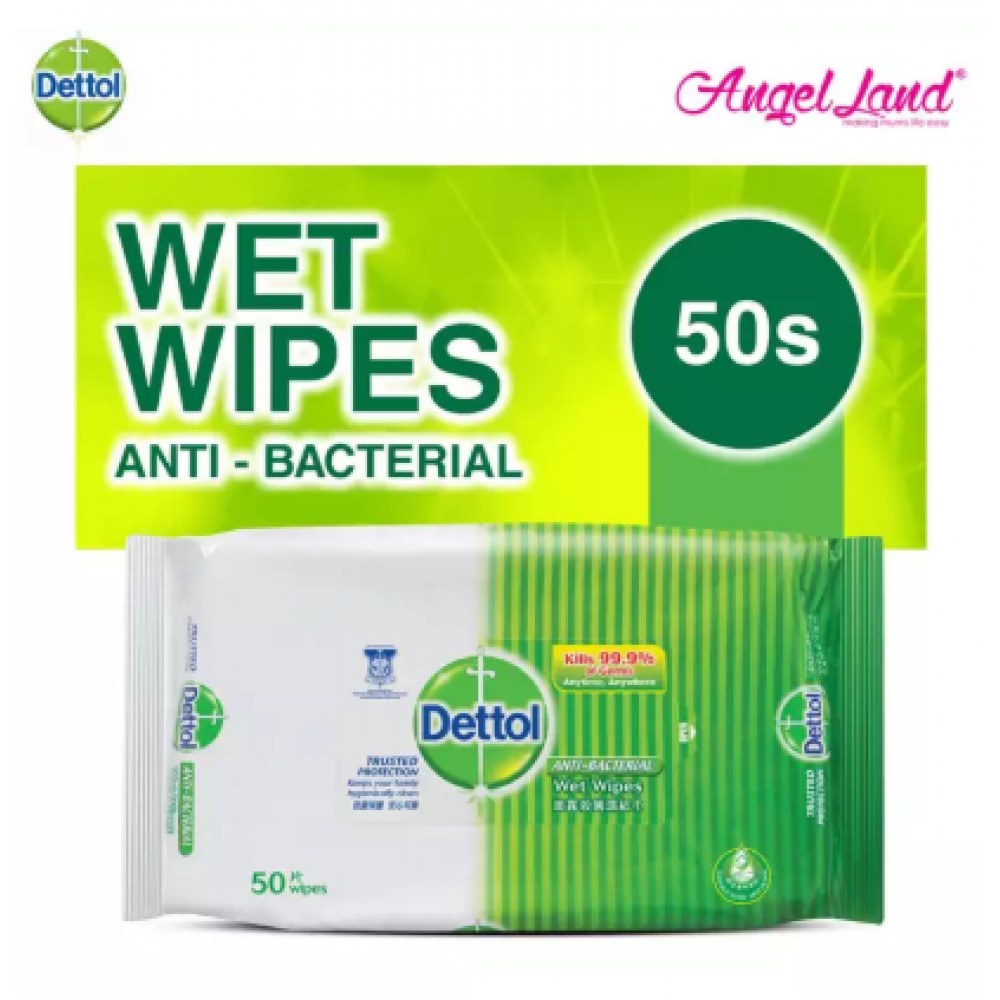 Dettol Anti-Bacterial Wipes 50s Dettol Anti-Bacterial Wipes 50s