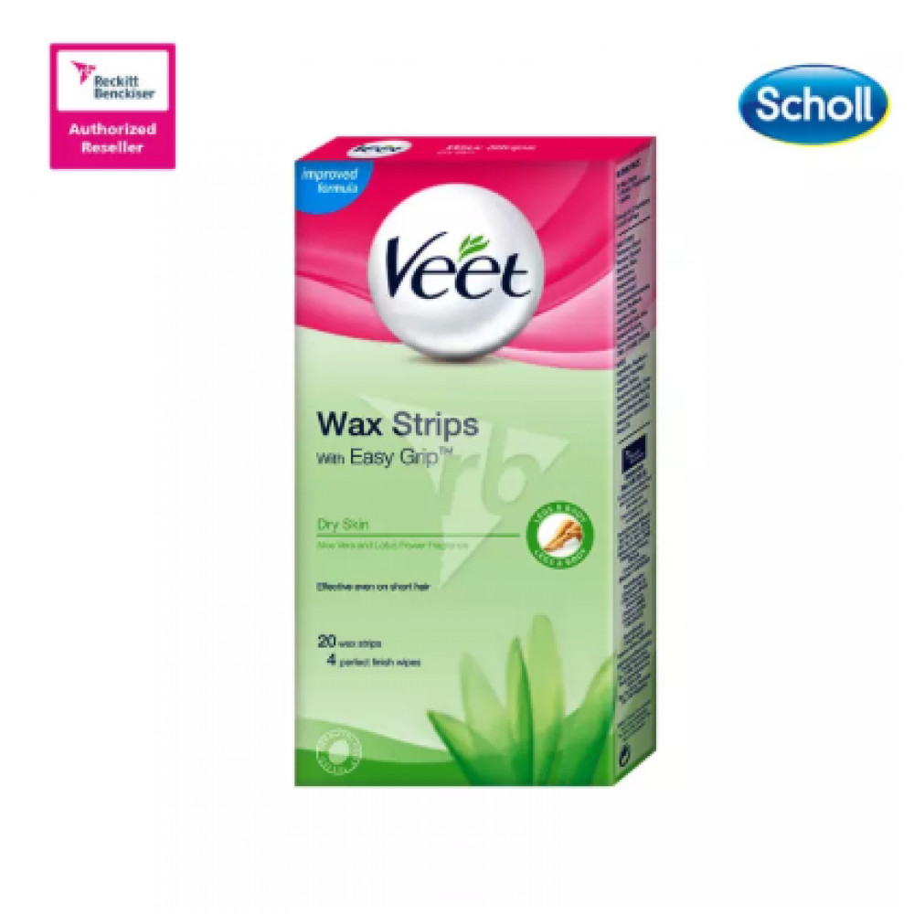 Veet Wax Strip Dry Skin 20'S Veet Wax Strip Dry Skin 20'S