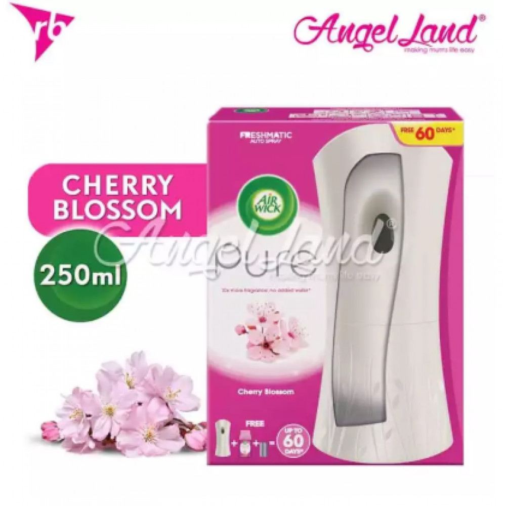 Air Wick Pure Freshmatic Cherry Blossom Automatic Spray Starter Kit 1pc Air Wick Pure Freshmatic Cherry Blossom Automatic Spray Starter Kit 1pc