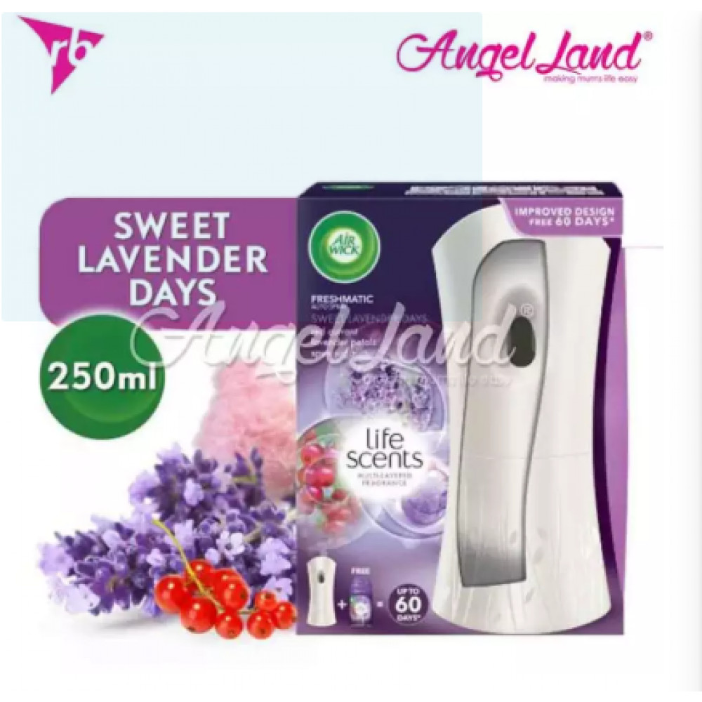 Air Wick Life Scent Freshmatic Sweet Lavender Automatic Spray Starter Kit 1pc Air Wick Life Scent Freshmatic Sweet Lavender Automatic Spray Starter Kit 1pc