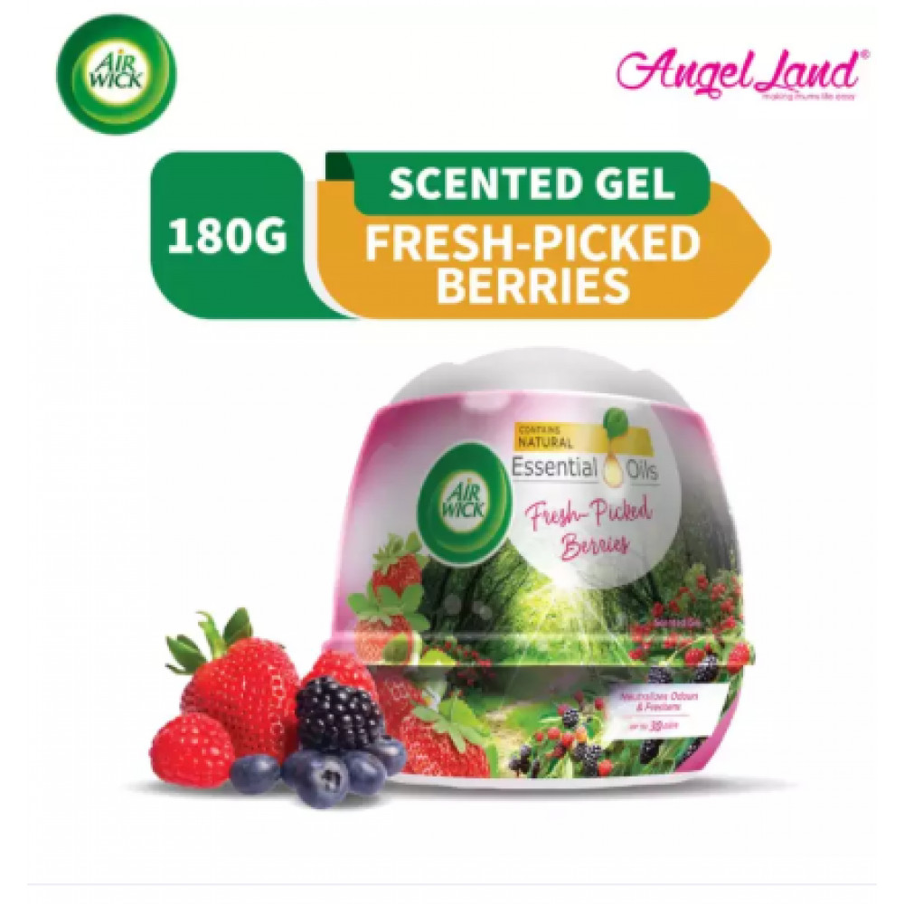 Air Wick Scented Gel Cone Fresh-Picked Berries 180g Air Wick Scented Gel Cone Fresh-Picked Berries 180g