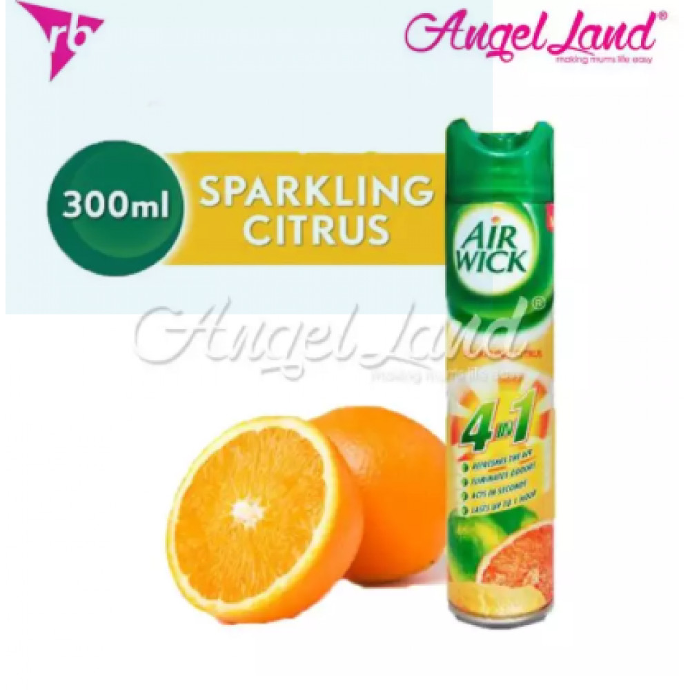 Air Wick Citrus 4-in-1 Aerosol 300ml Air Wick Citrus 4-in-1 Aerosol 300ml