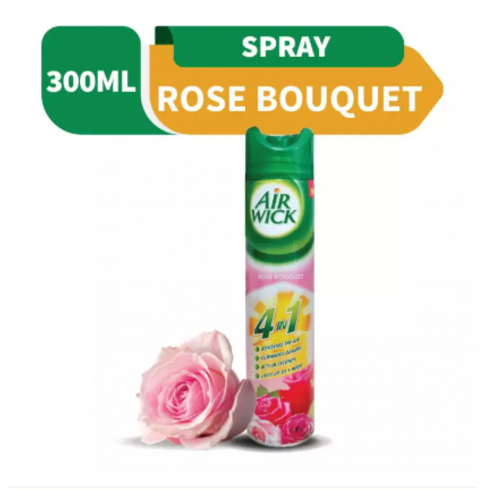 Air Wick Rose 4-in-1 Aerosol 300ml Air Wick Rose 4-in-1 Aerosol 300ml