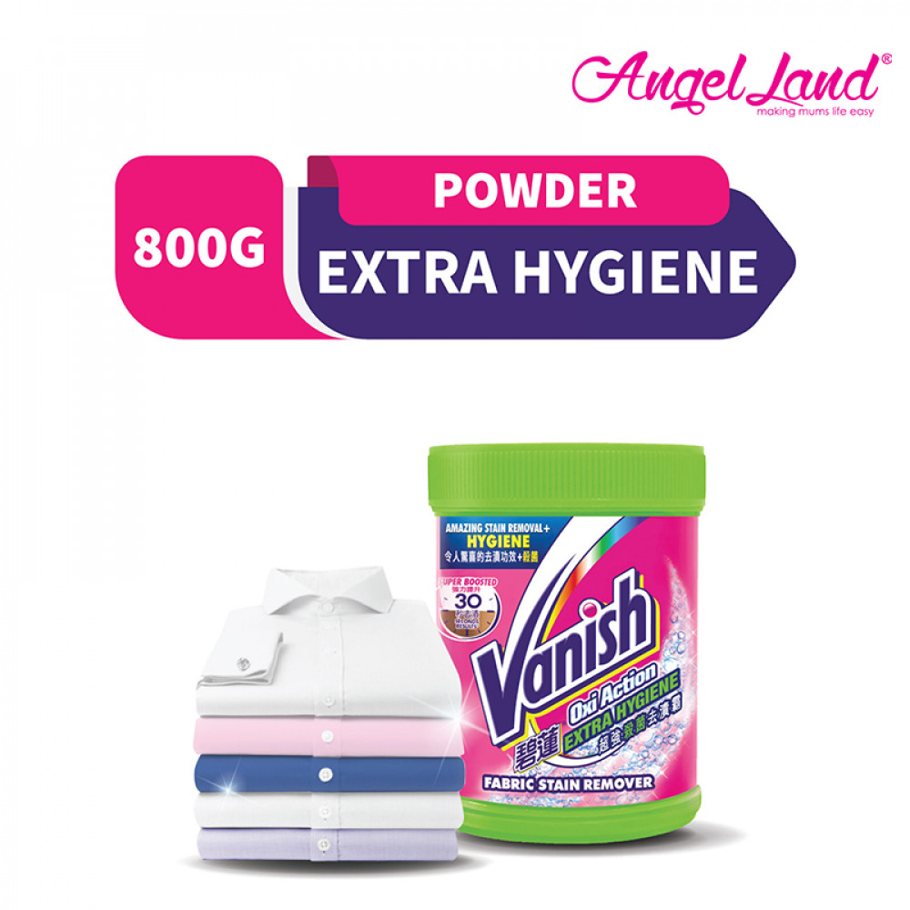 Vanish Fabric Extra Hygiene Stain Remover Powder 800g Vanish Fabric Extra Hygiene Stain Remover Powder 800g