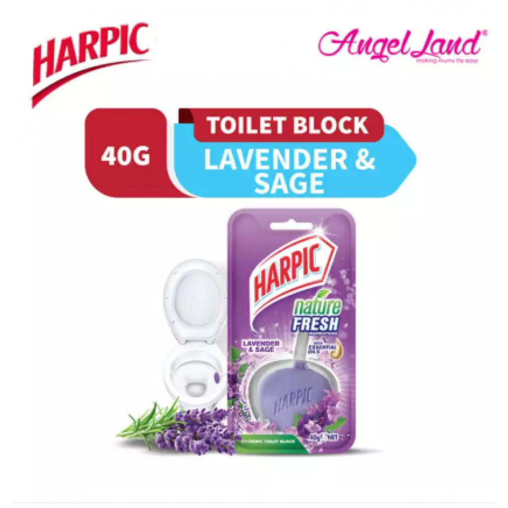 Harpic Nature Fresh Lavender & Sage 40g Harpic Nature Fresh Lavender & Sage 40g