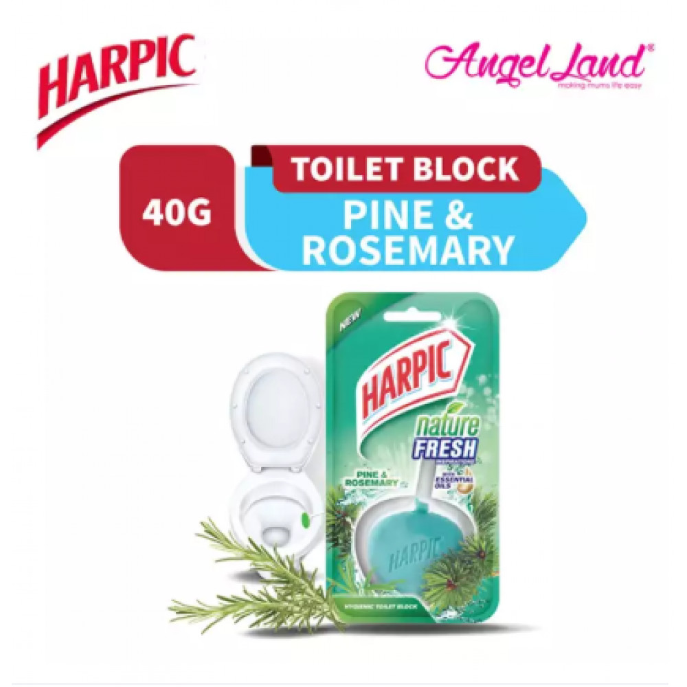 Harpic Nature Fresh Pine & Rosemary 40g Harpic Nature Fresh Pine & Rosemary 40g