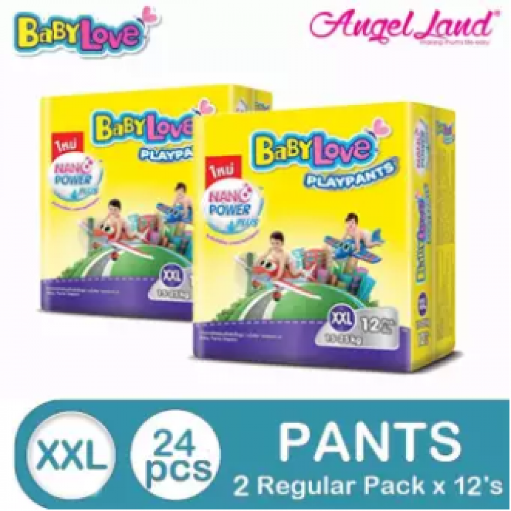 BabyLove PlayPants Regular XXL12 (2 packs) (Exp Date : 11/2019) BabyLove PlayPants Regular XXL12 (2 packs) (Exp Date : 11/2019)