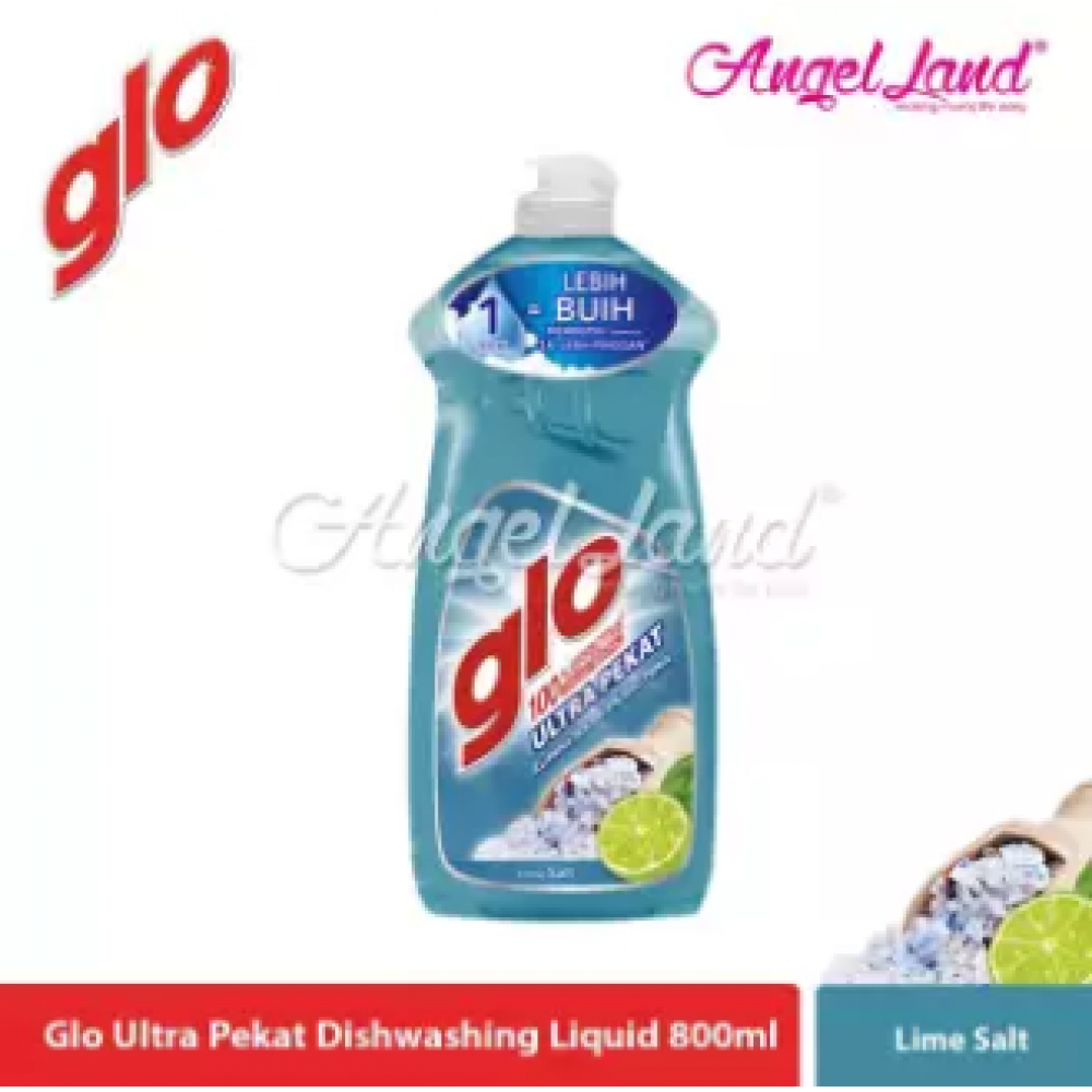 Glo Ultra Pekat Lime Salt Dishwashing Liquid 800ml Glo Ultra Pekat Lime Salt Dishwashing Liquid 800ml