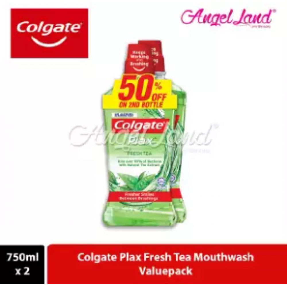 Colgate Plax Fresh Tea Mouthwash - 750ml Colgate Plax Fresh Tea Mouthwash - 750ml