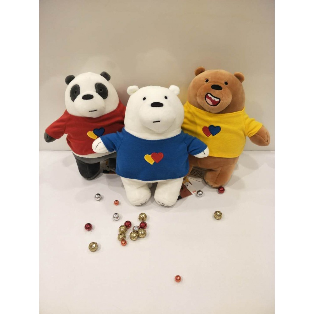 We Bare Bears - Plush Toys with clothes We Bare Bears - Plush Toys with clothes