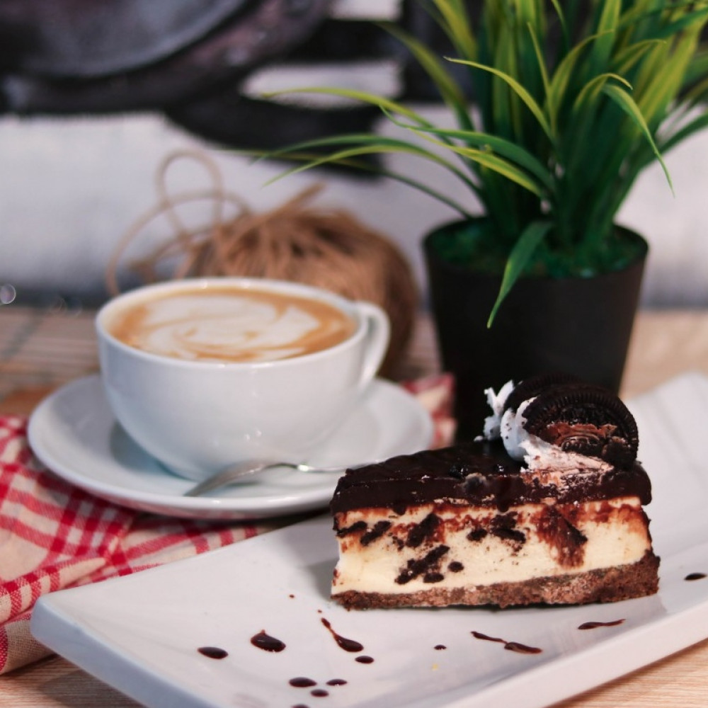 Cake and Coffee Set for 1 person Cake and Coffee Set for 1 person