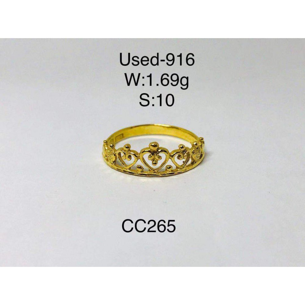 Pre-owned ring 916 gold Pre-owned ring 916 gold