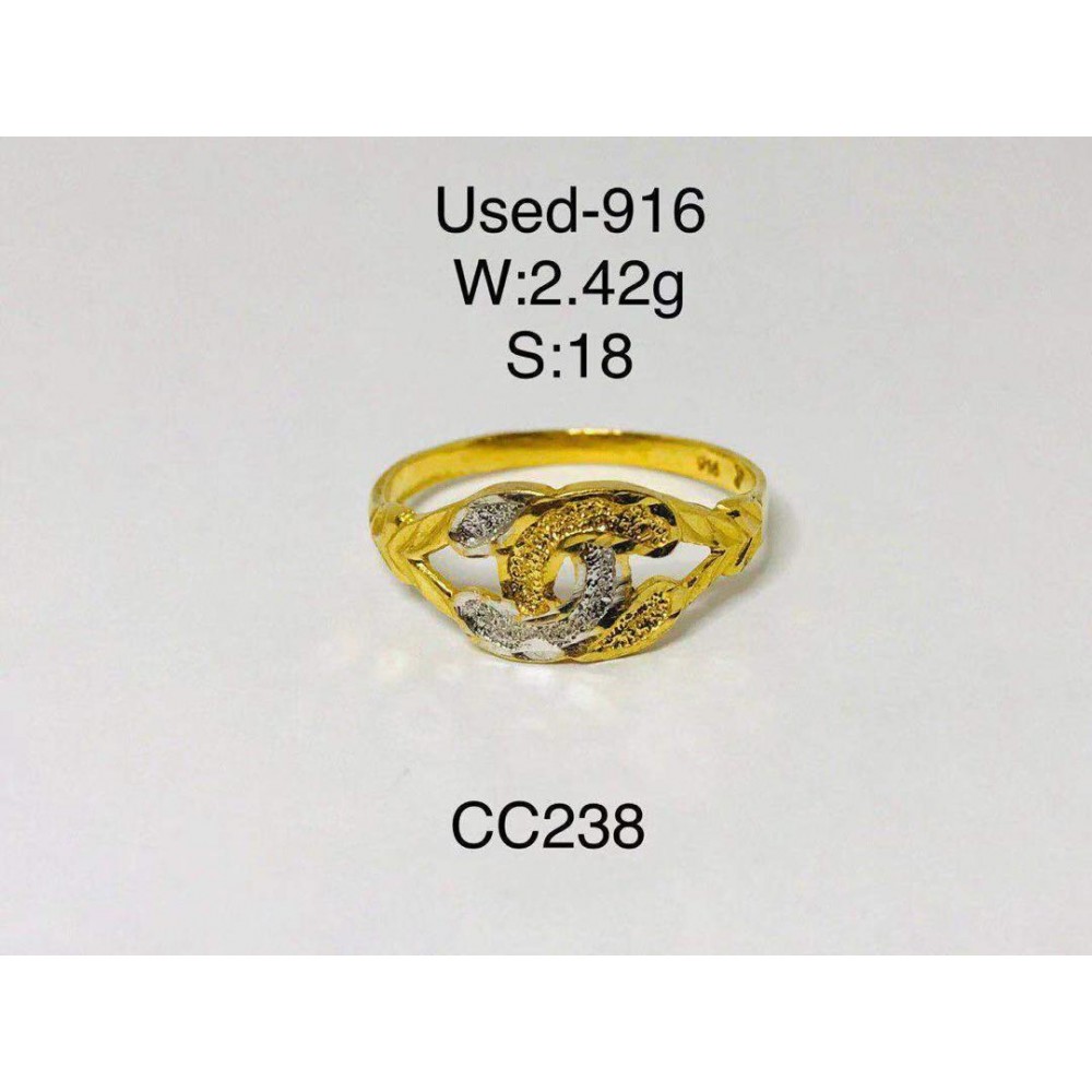 Pre-owned ring 916 gold Pre-owned ring 916 gold