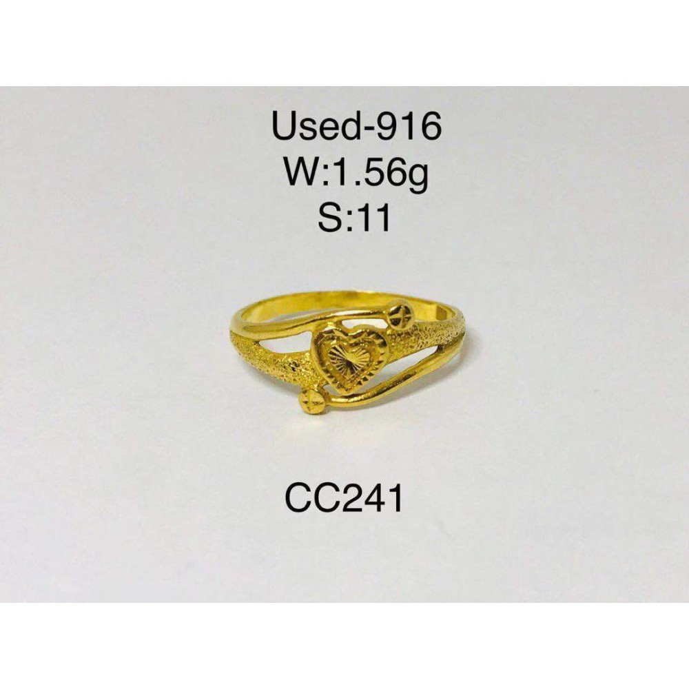 Pre-owned ring 916 gold Pre-owned ring 916 gold