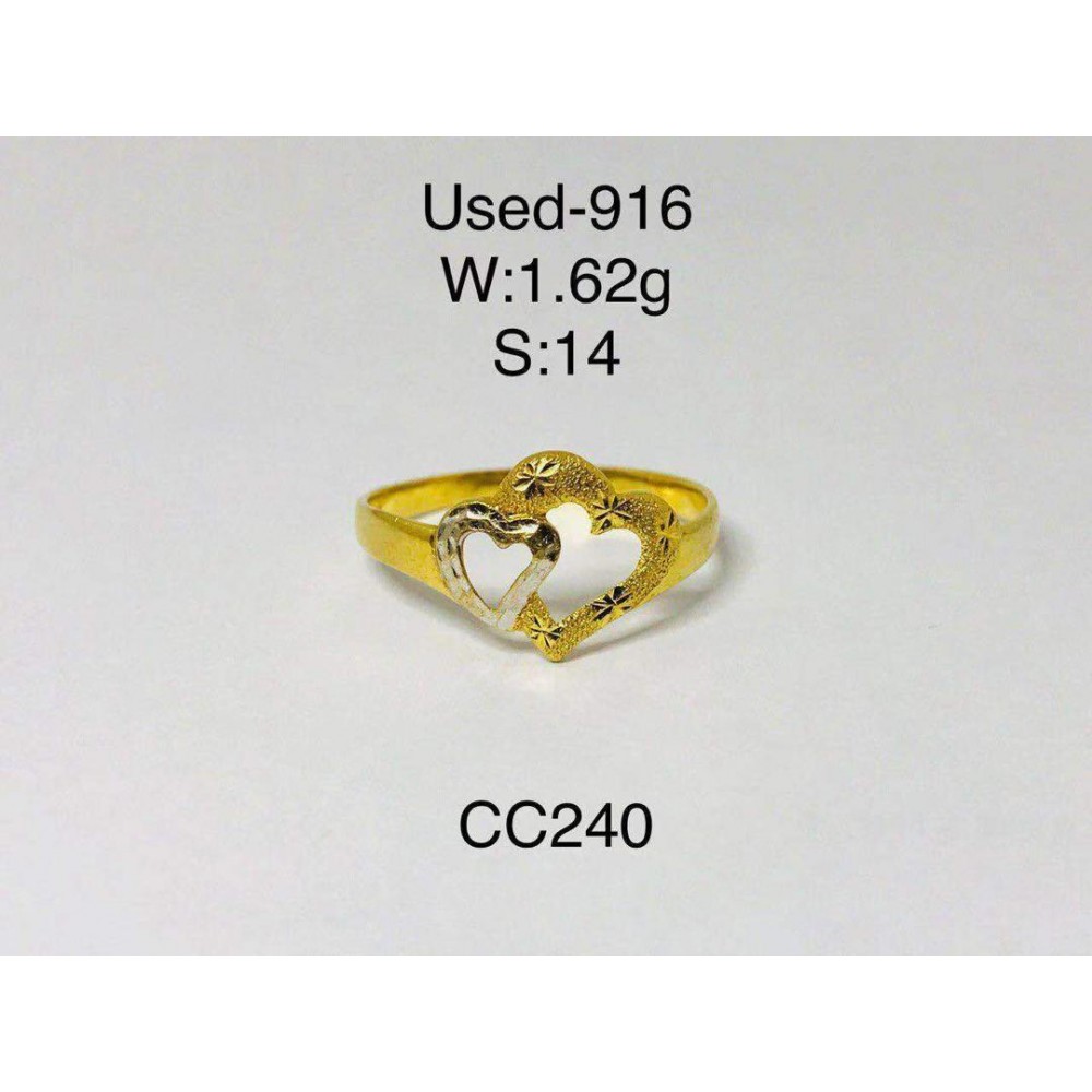 Pre-owned ring 916 gold Pre-owned ring 916 gold