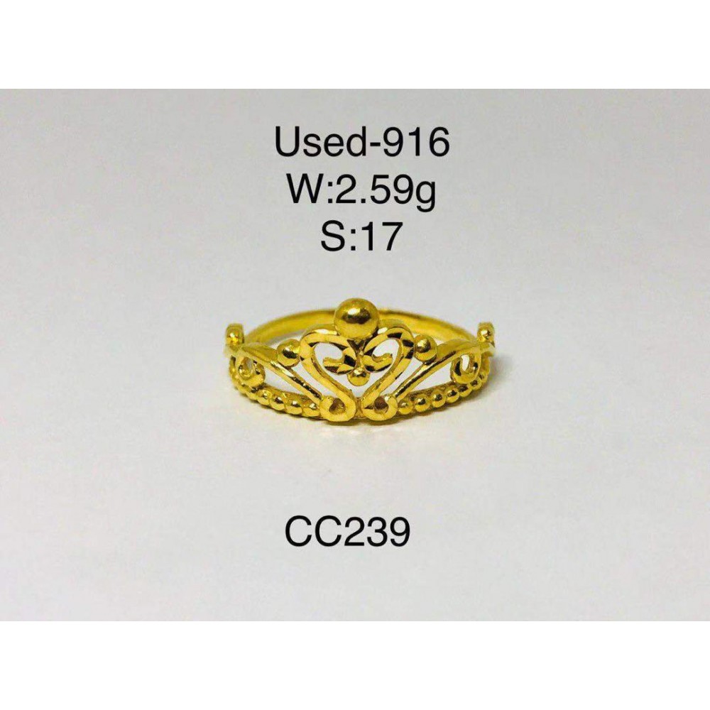 Pre-owned ring 916 gold Pre-owned ring 916 gold