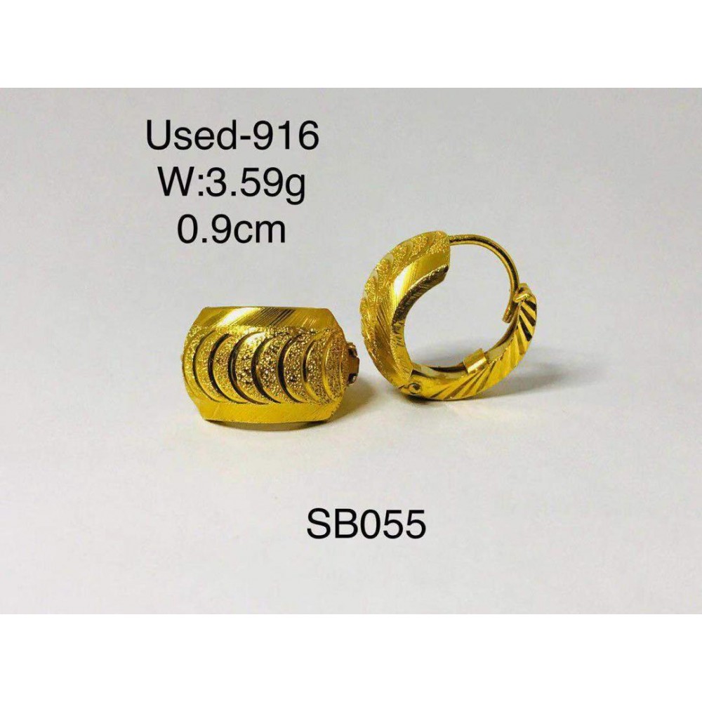 Pre-owned earring 916 gold Pre-owned earring 916 gold