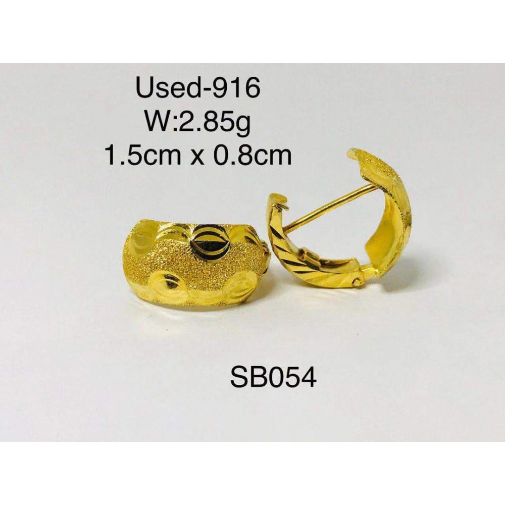 Pre-owned earring 916 gold Pre-owned earring 916 gold