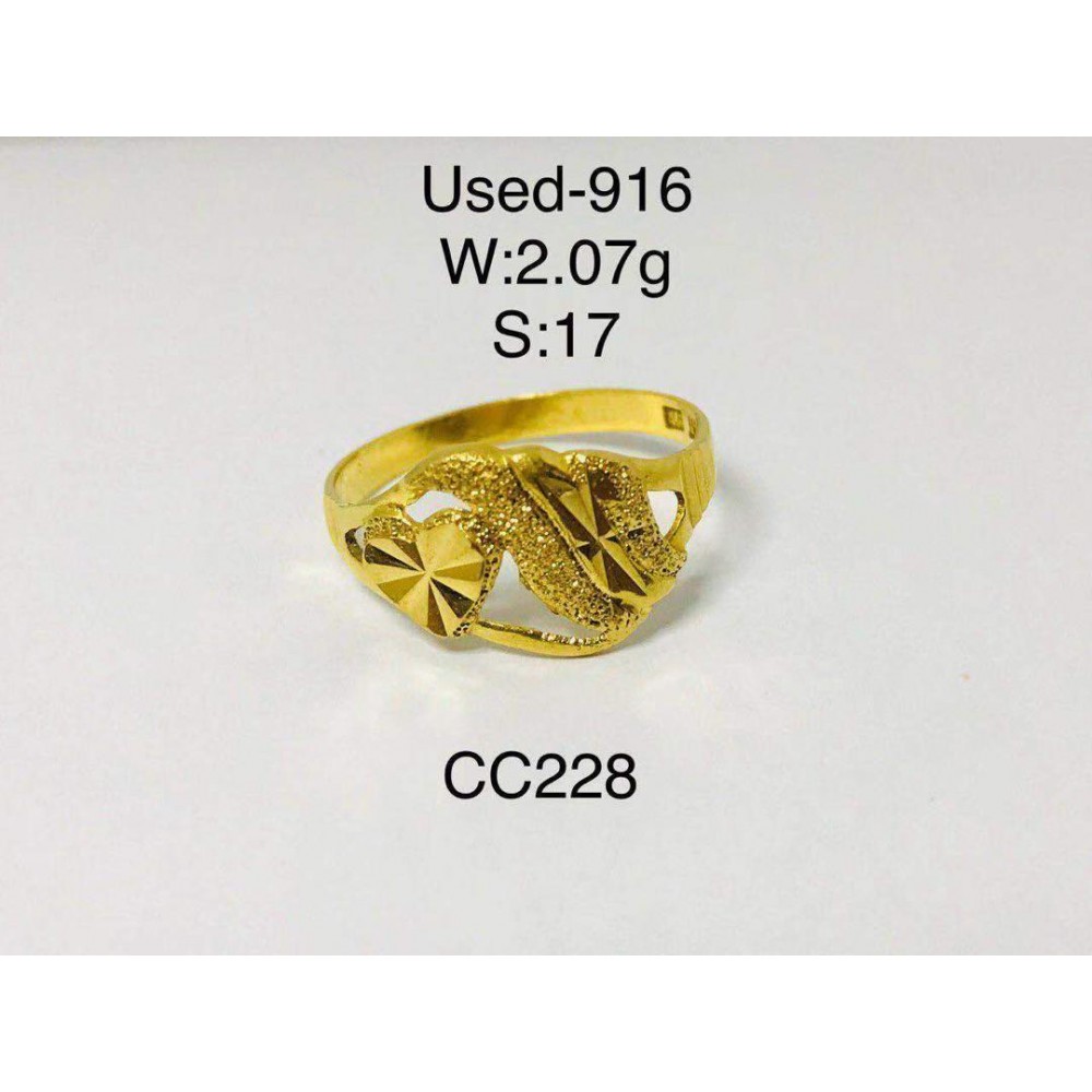 Pre-owned ring 916 gold Pre-owned ring 916 gold