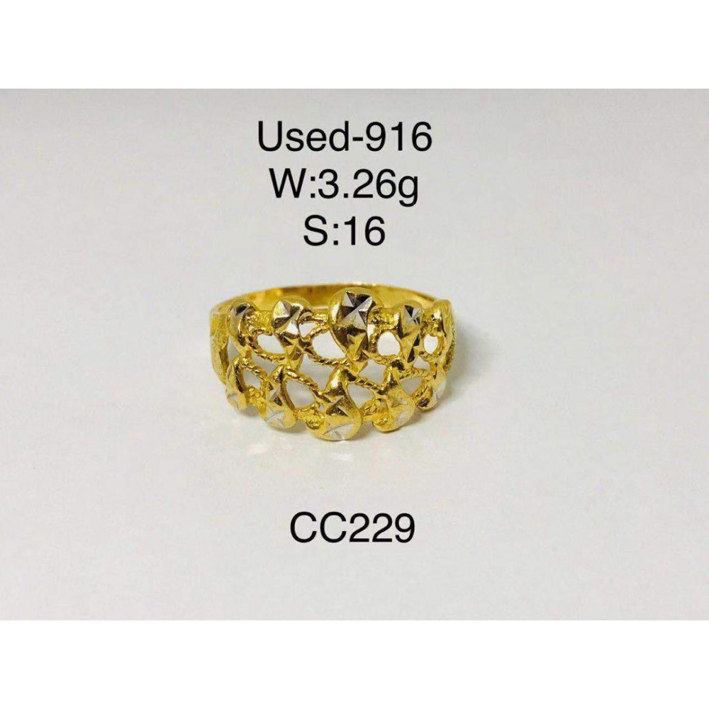 Pre-owned ring 916 gold Pre-owned ring 916 gold