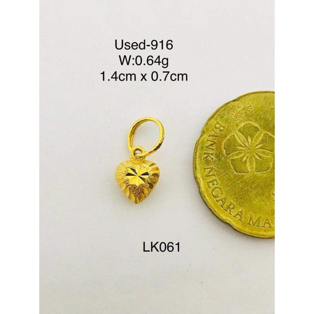 Pre-owned necklace pendant 916 gold Pre-owned necklace pendant 916 gold