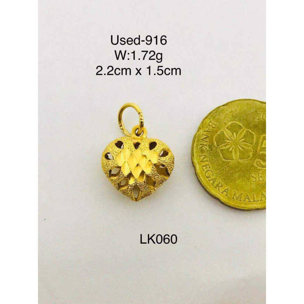 Pre-owned necklace pendant 916 gold Pre-owned necklace pendant 916 gold