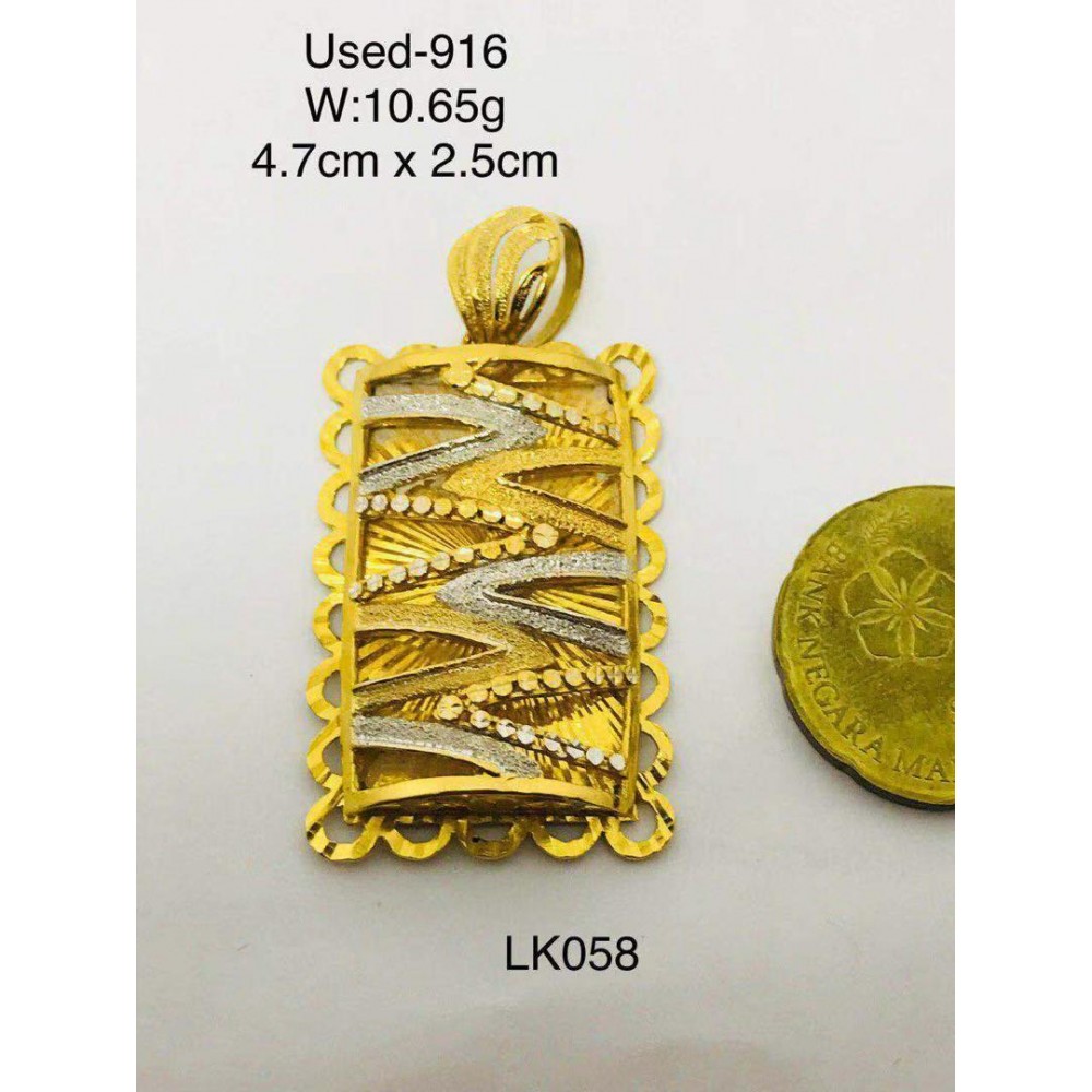 Pre-owned necklace pendant 916 gold Pre-owned necklace pendant 916 gold