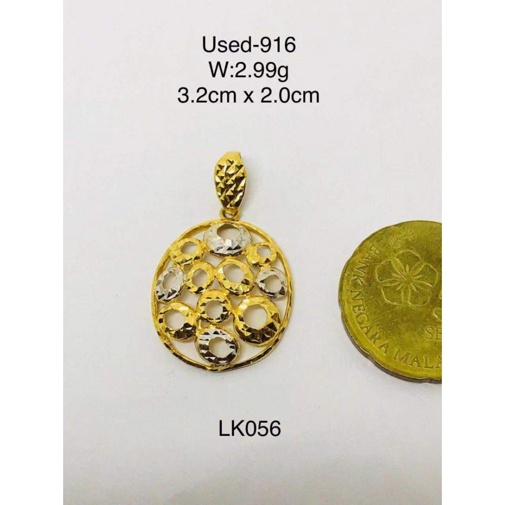 Pre-owned necklace pendant 916 gold Pre-owned necklace pendant 916 gold