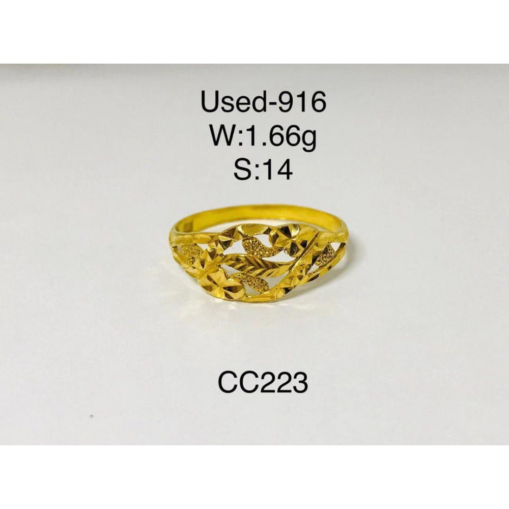 Pre-owned ring 916 gold Pre-owned ring 916 gold