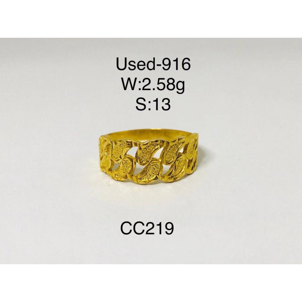 Pre-owned ring 916 gold Pre-owned ring 916 gold