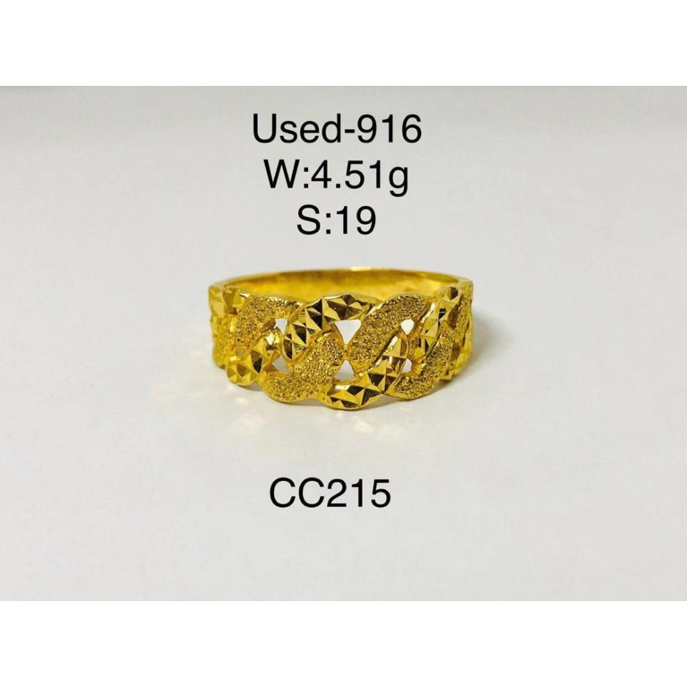 Pre-owned ring 916 gold Pre-owned ring 916 gold