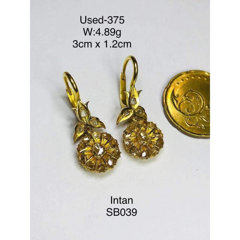 Pre-owned earring 375 gold Pre-owned earring 375 gold
