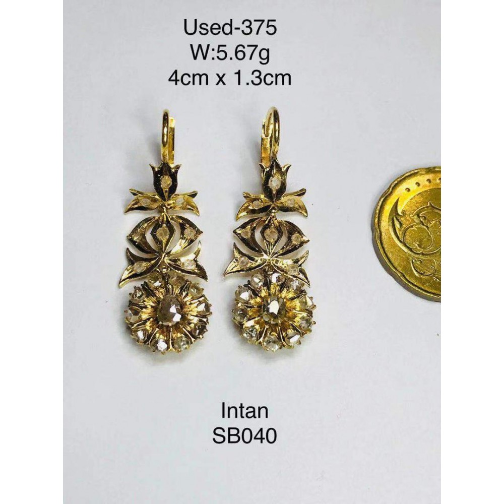 Pre-owned earring 916 gold Pre-owned earring 916 gold